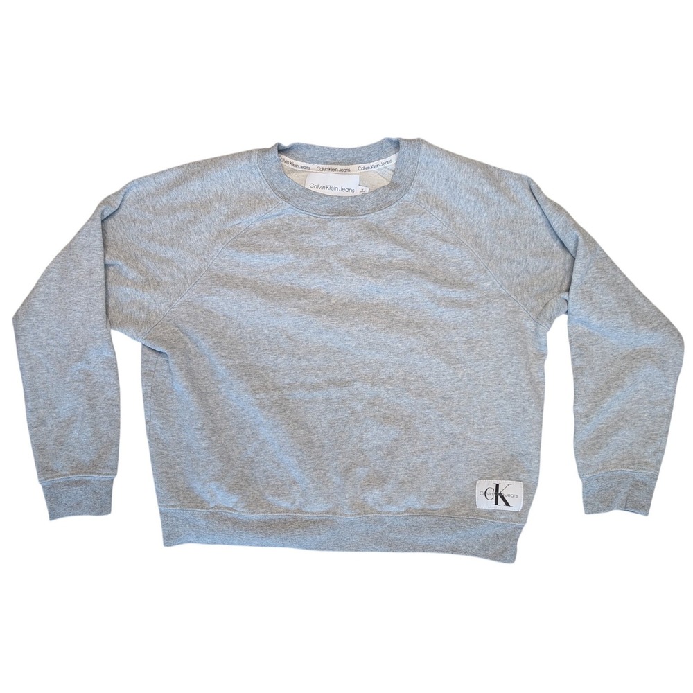 Calvin Klein Medium Grey long Sleeve Sweat Shirt Pull Over